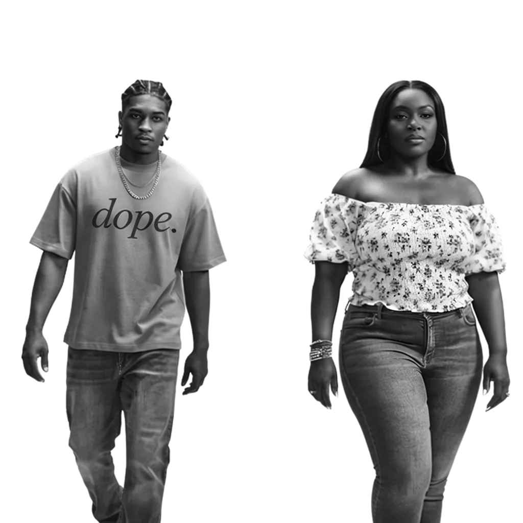 Two makers walking forward